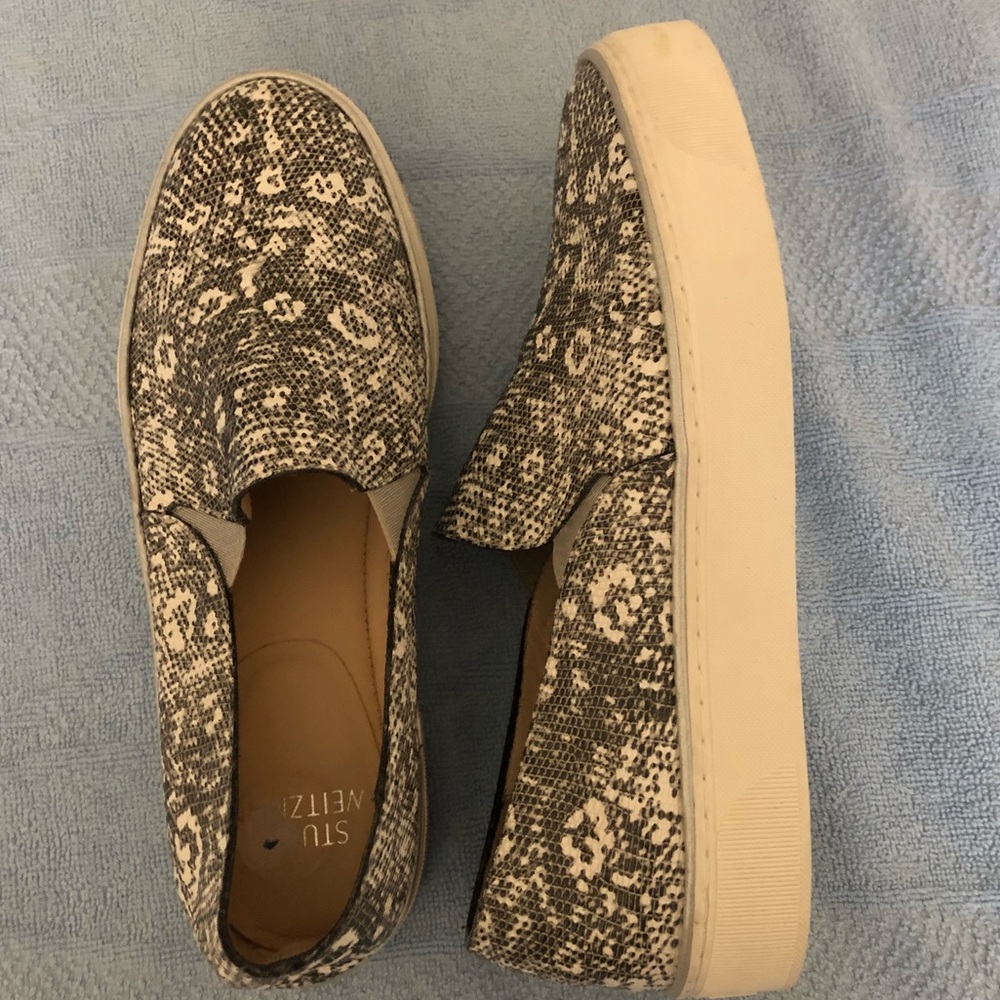 NEVER WORN SNAKESKIN SNEAKERS